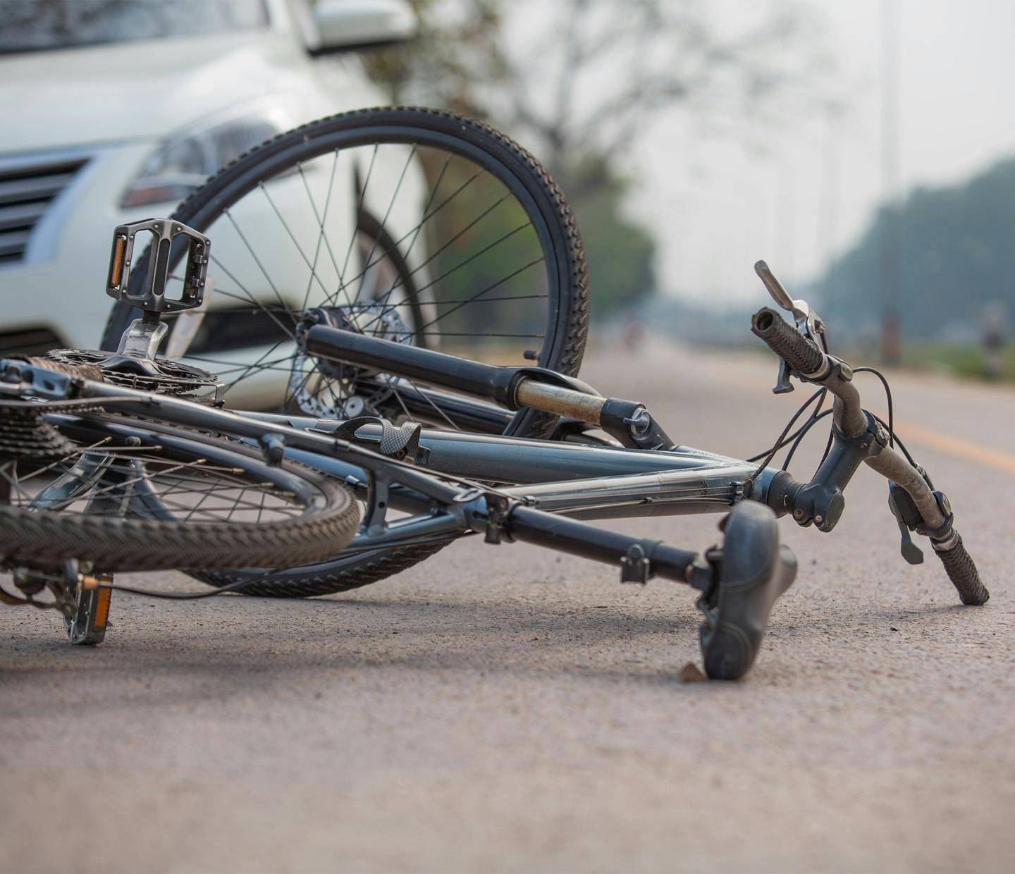 bicycle on the ground