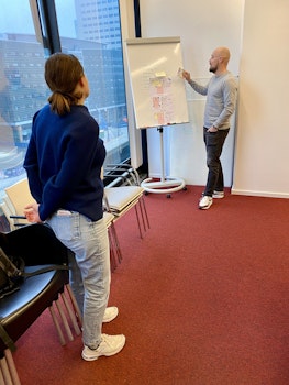 Merel en Xander in actie