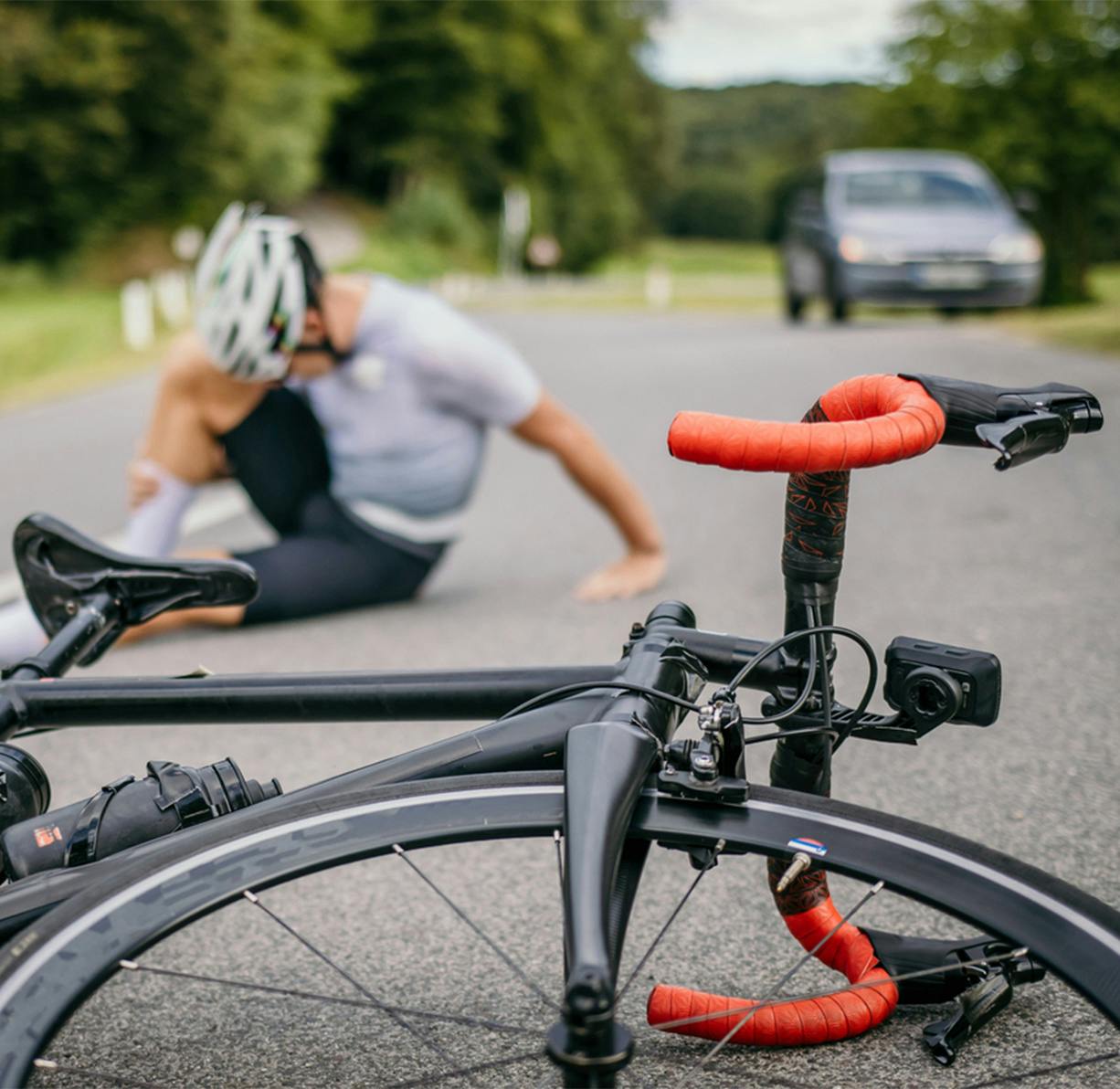 A bicycle accident