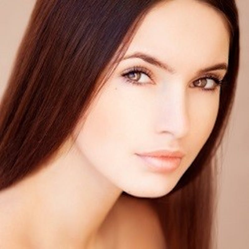 woman with long hair