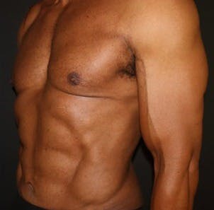 man with toned abs