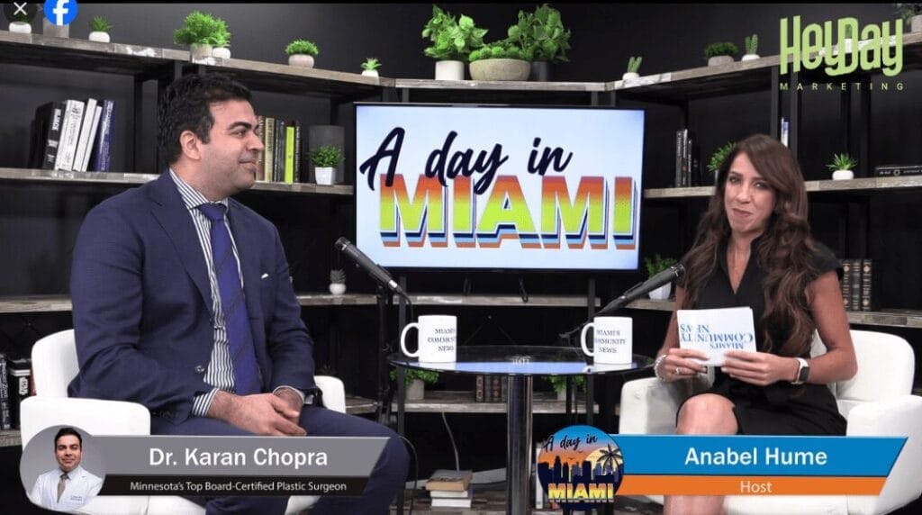 A Day In Miami Host Anabel Hume Talks With Dr. Karan Chopra