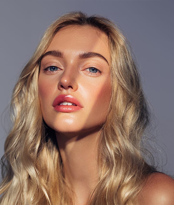 woman with blonde hair