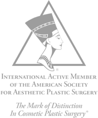 International Active Member of the American Society for Aesthetic Plastic Surgery logo