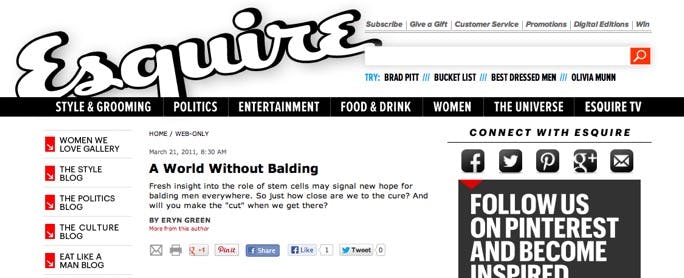 A World Without Balding