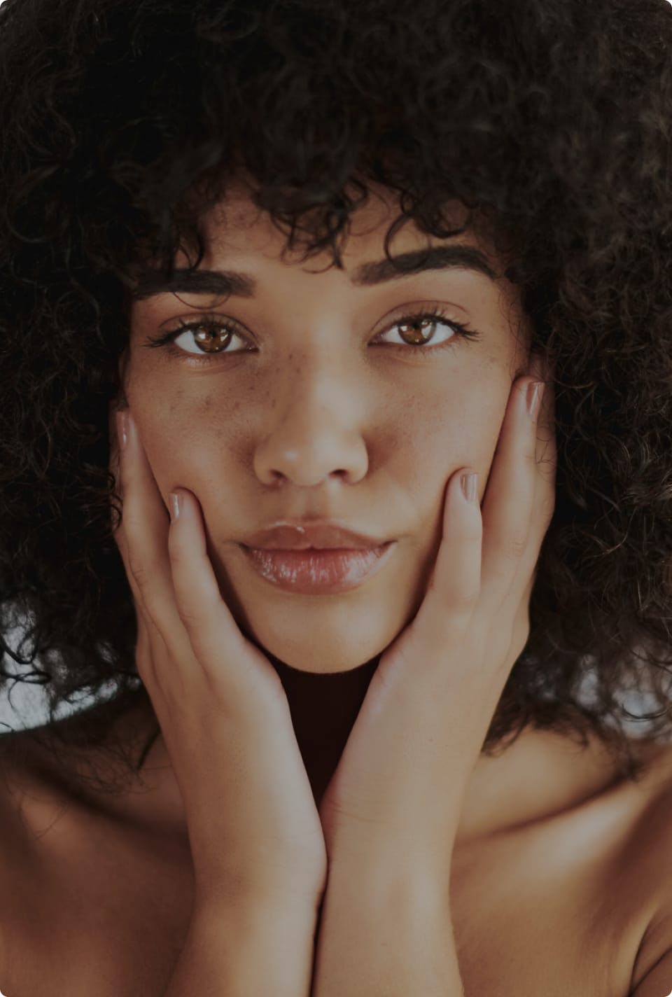 Close-up of a woman’s face
