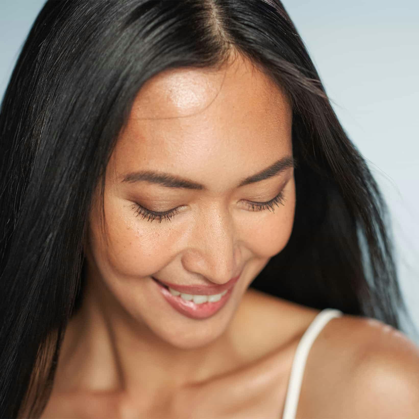 woman with dark hair