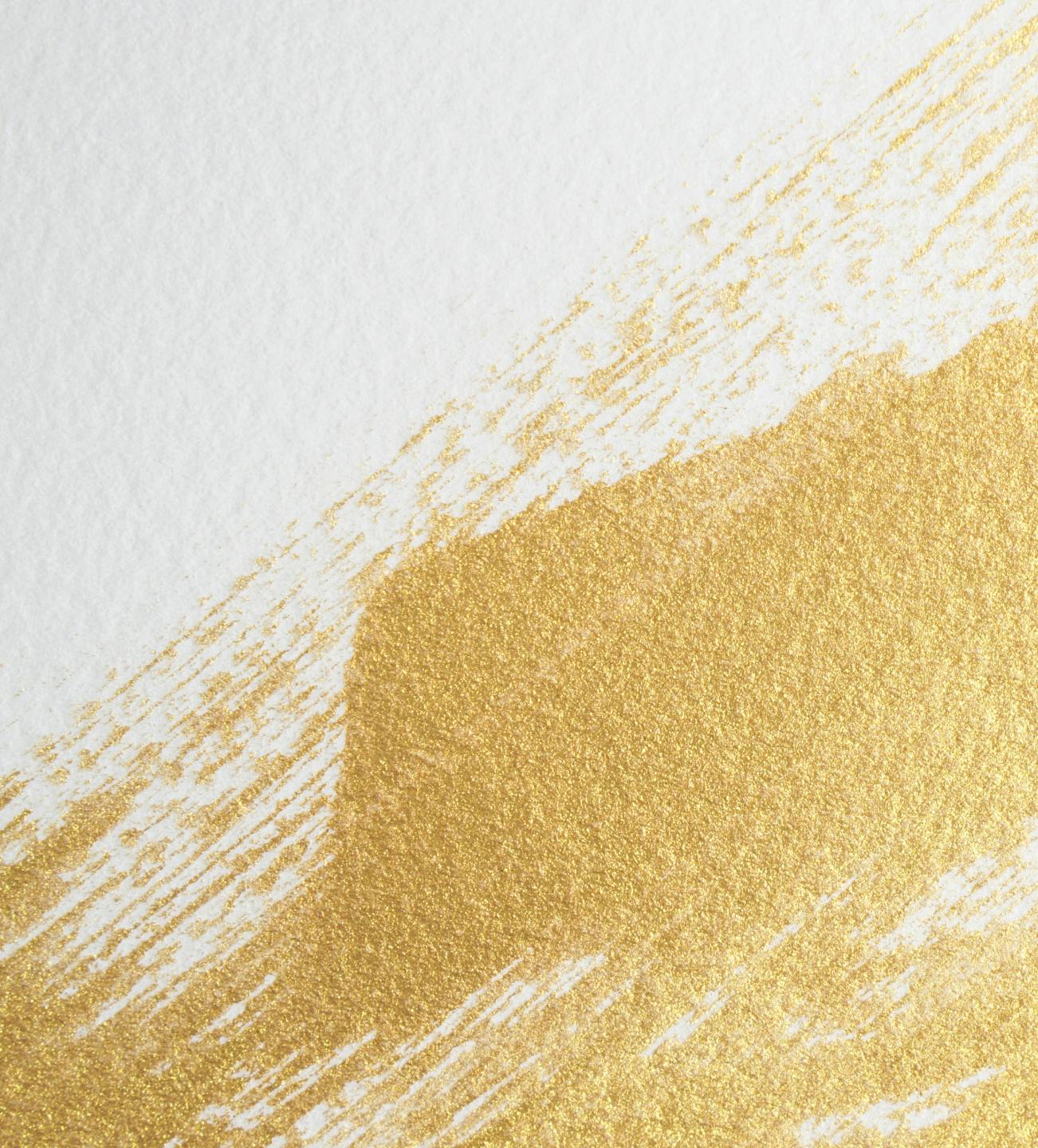 gold ink splatter