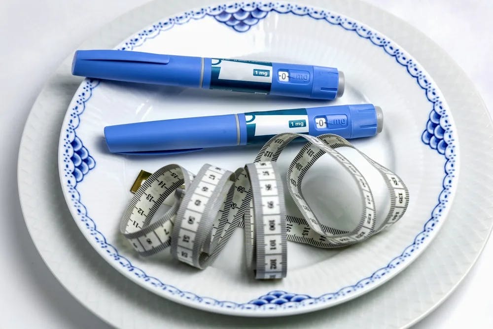 semaglutide on plate