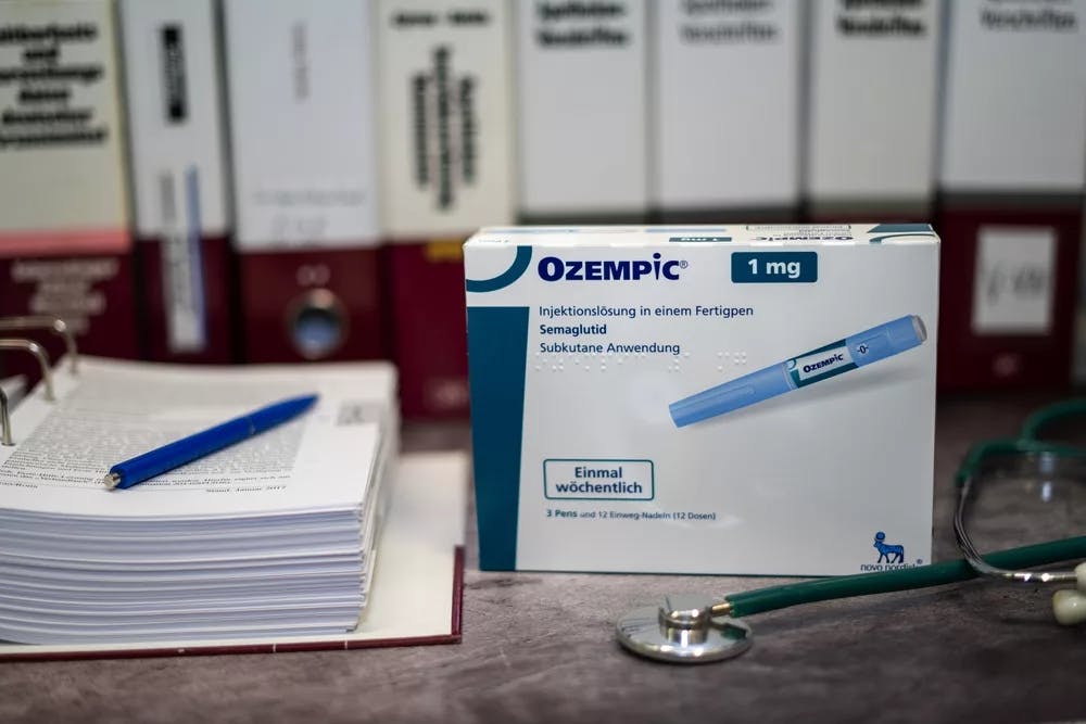ozempic on desk
