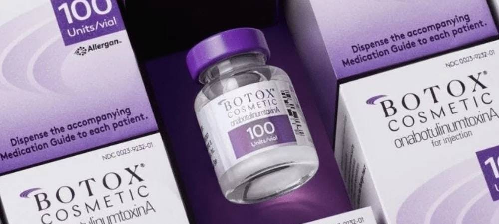 botox bottle and packaging