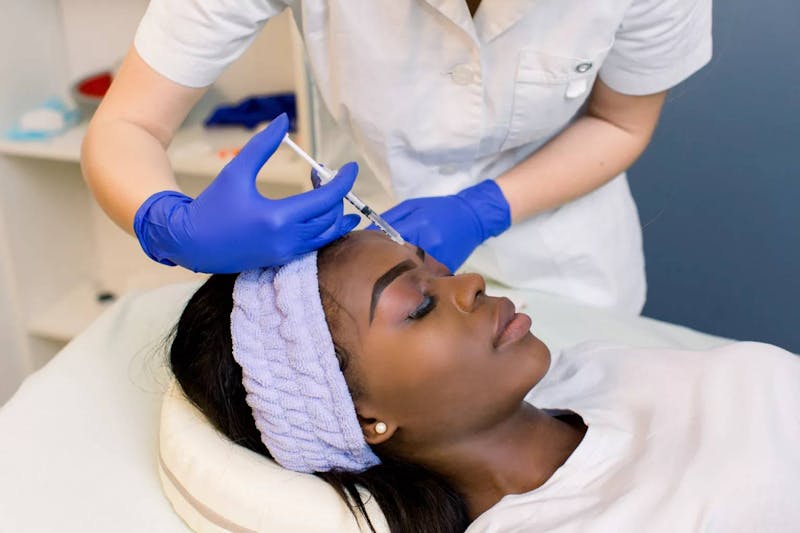 woman getting injections