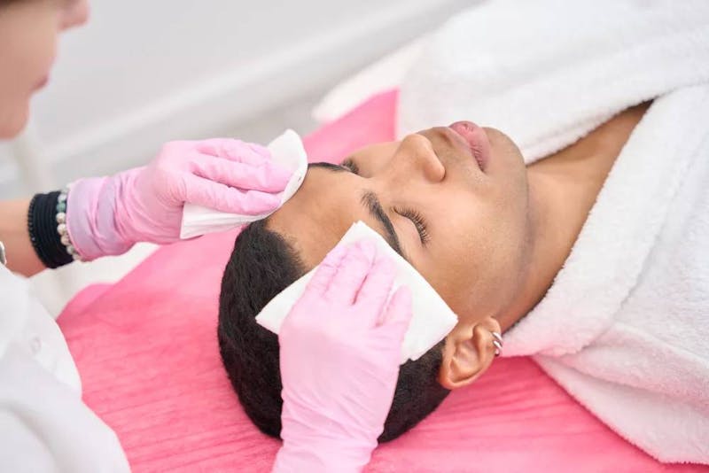 man about to get juvederm