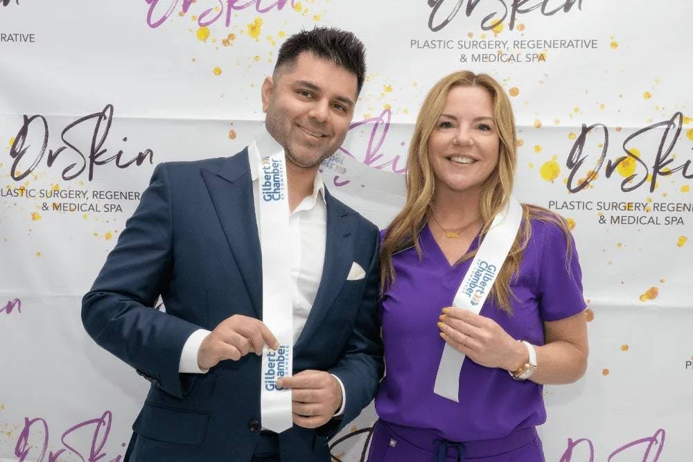 DrSkin doctors with ribbon