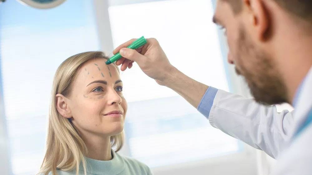 patient and doctor during consultation