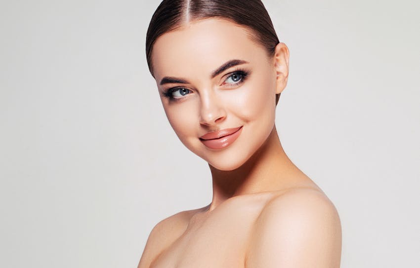 Beautiful woman smiling
