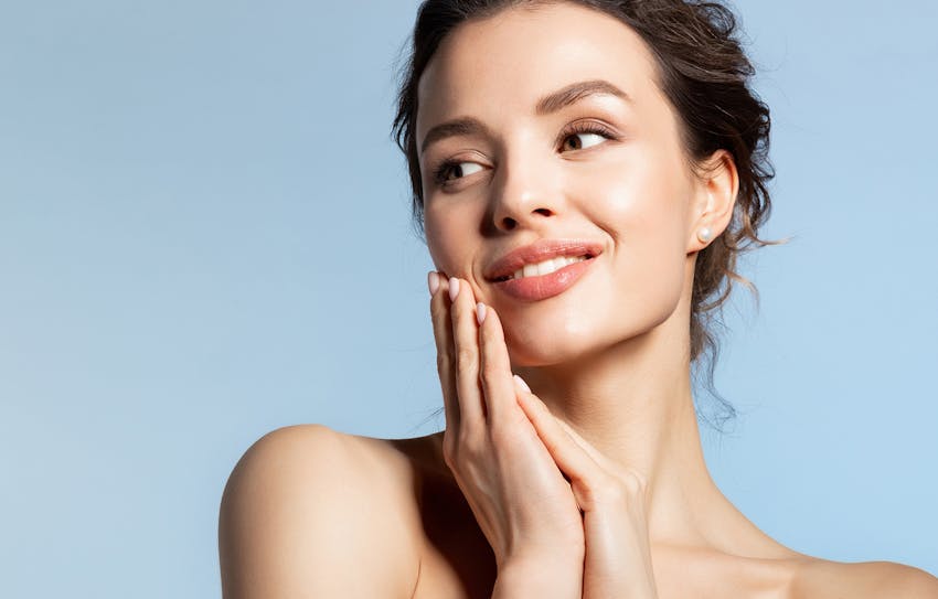 woman smiling