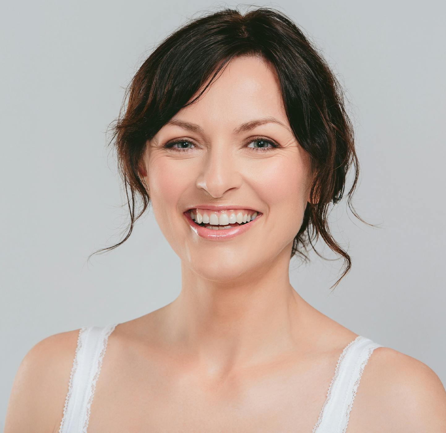 Woman smiling