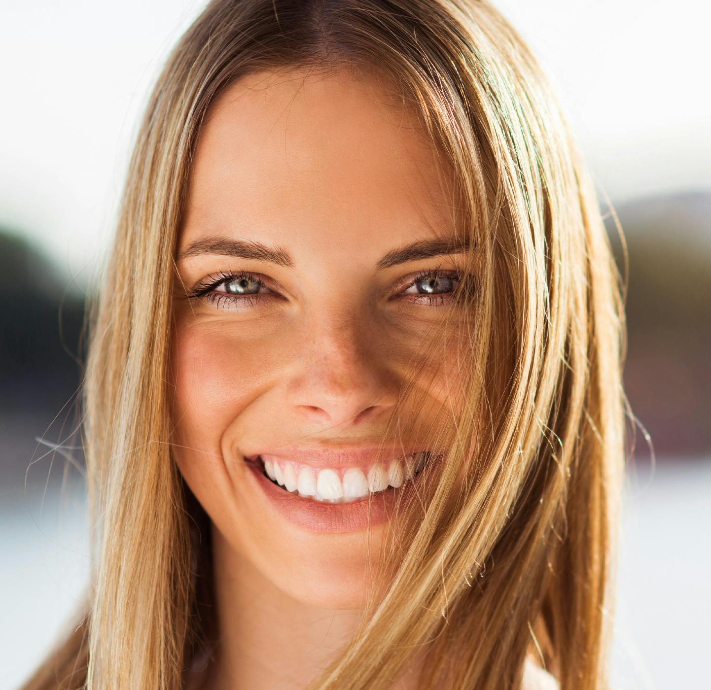 woman smiling
