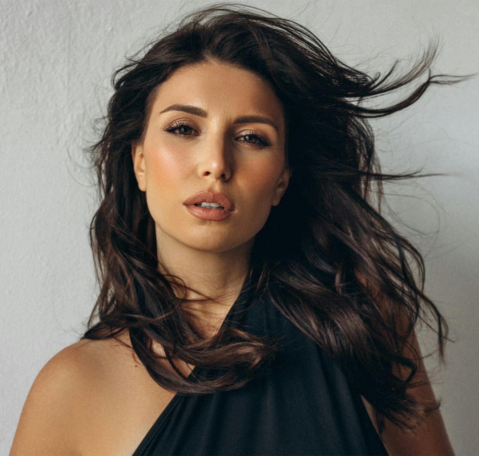 dark haired woman