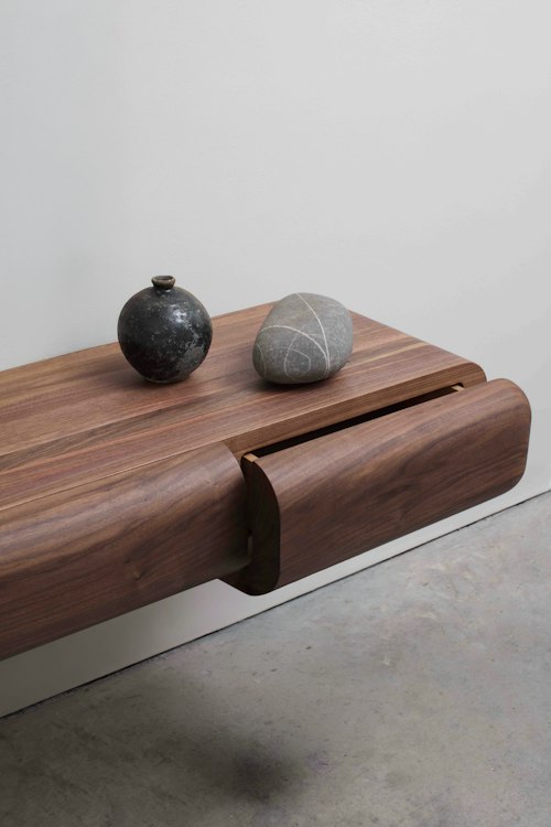 Roll cantilever console by Faye Toogood