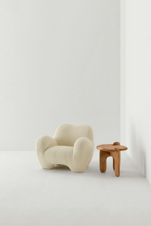 Gummy armchair by Faye Toogood