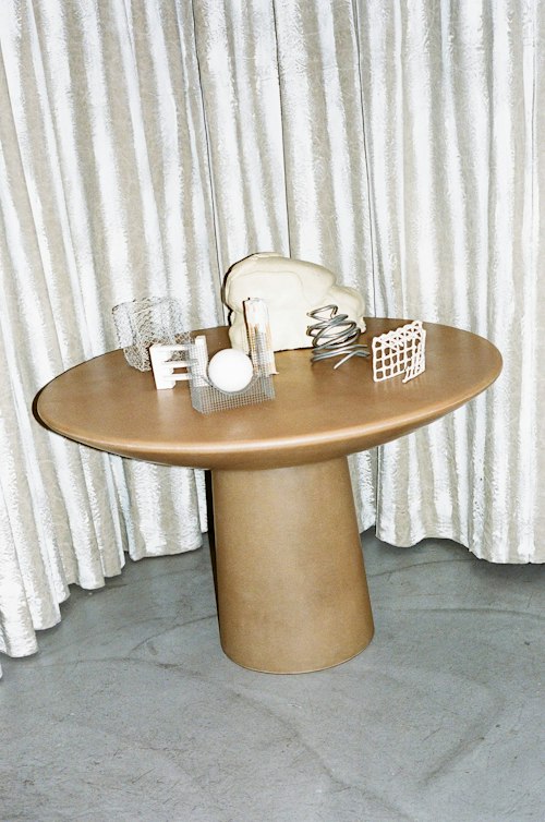 Roly Poly dining table by Faye Toogood