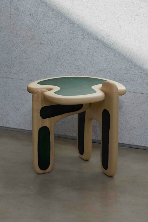 Palette side table, Stained by Faye Toogood