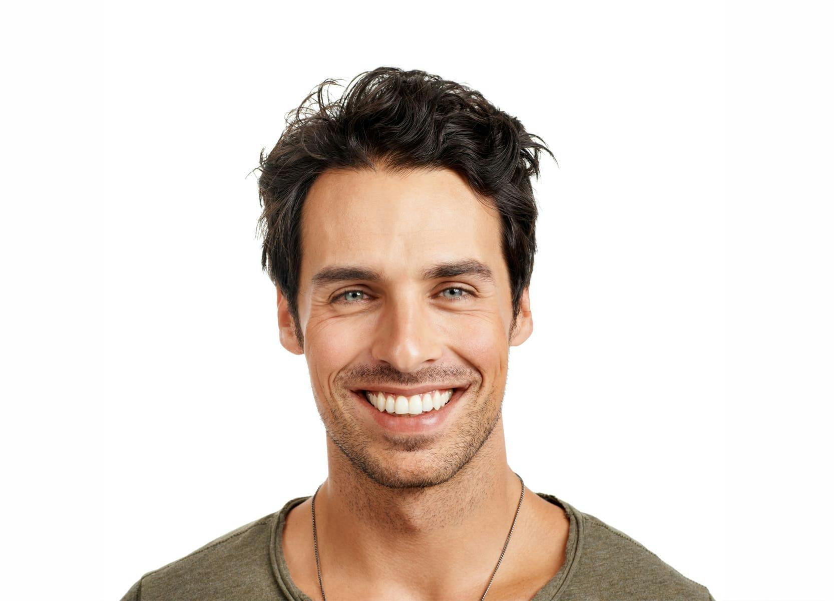 Man smiling