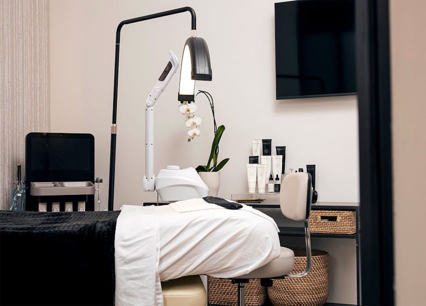 a treatment bed