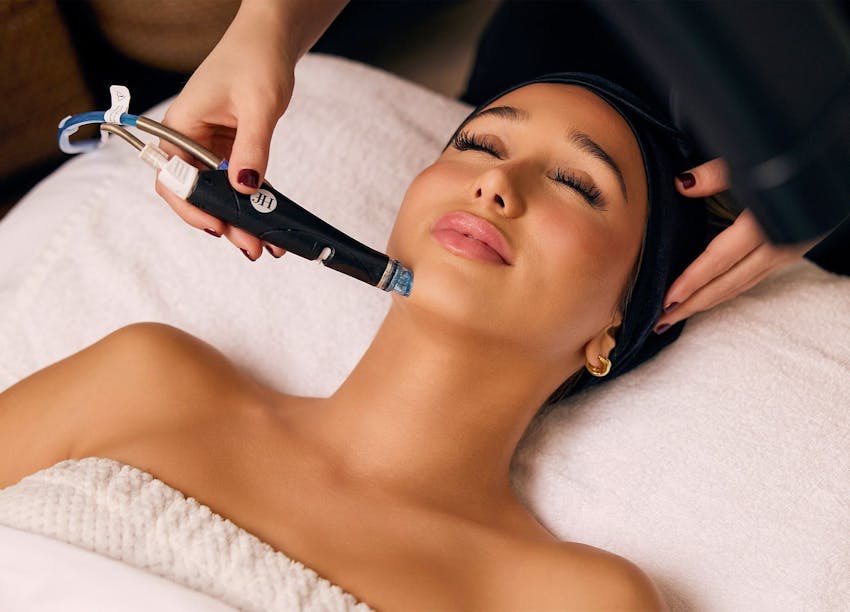 Woman during treatment