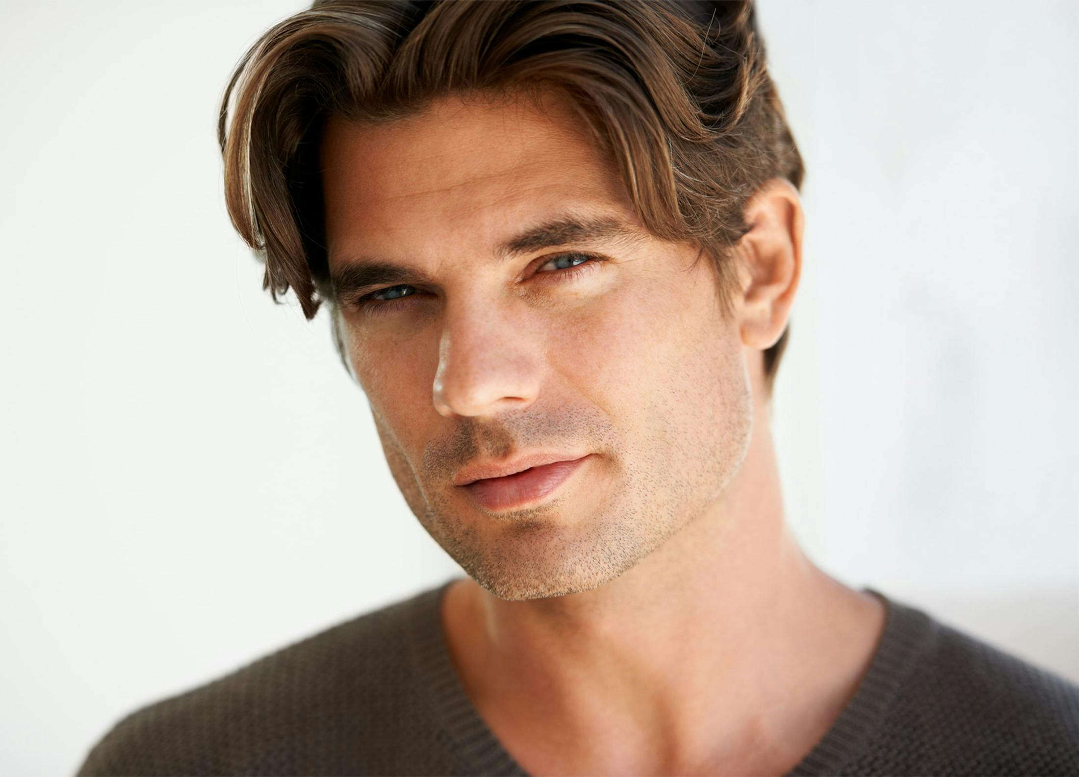 Man squinting