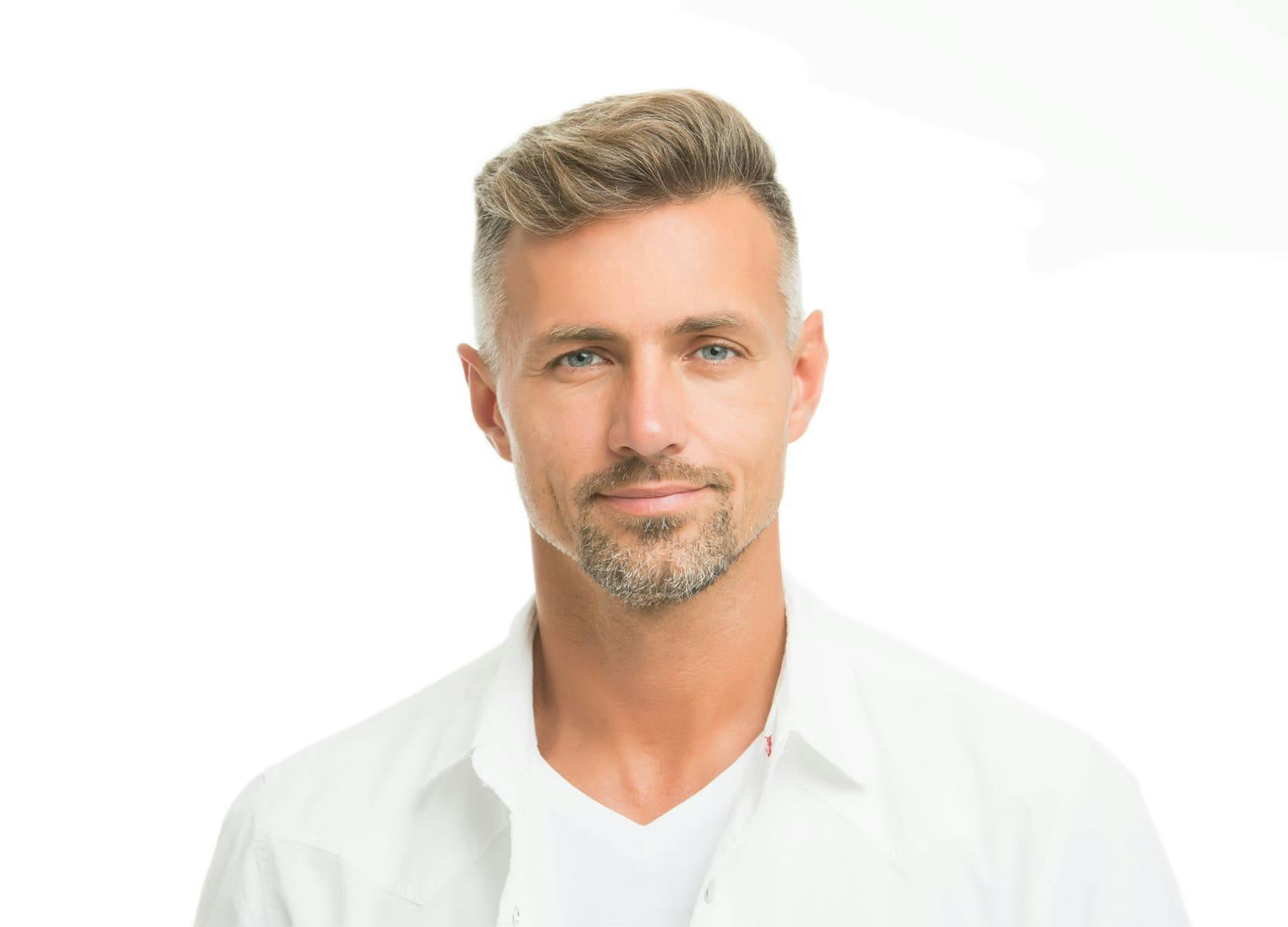 Man smiling