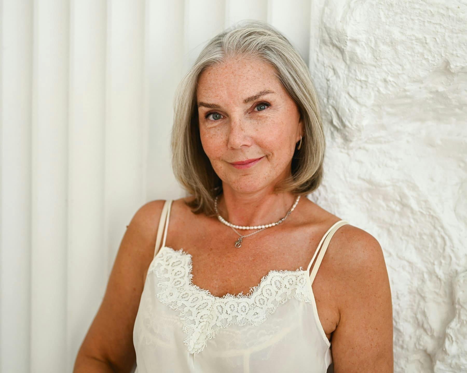 Woman smiling