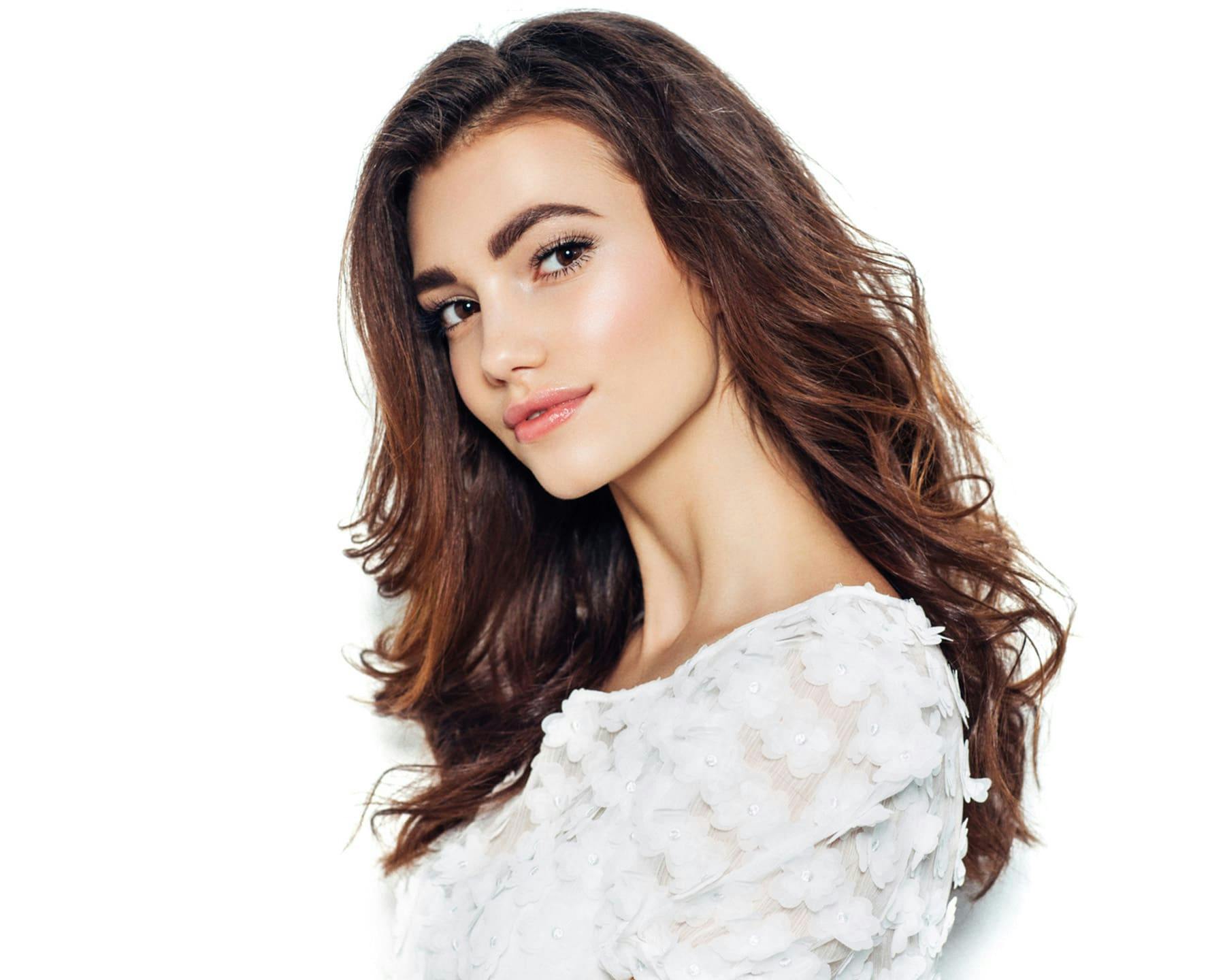 Woman smiling