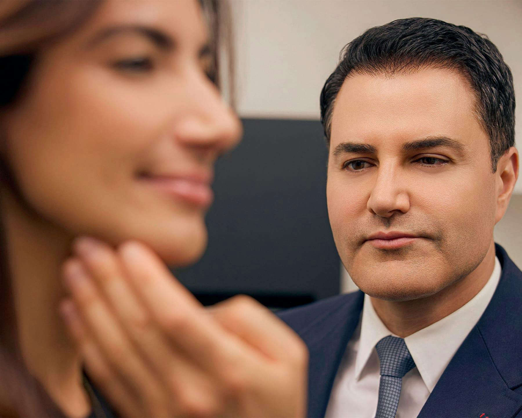 Woman and doctor during consultation