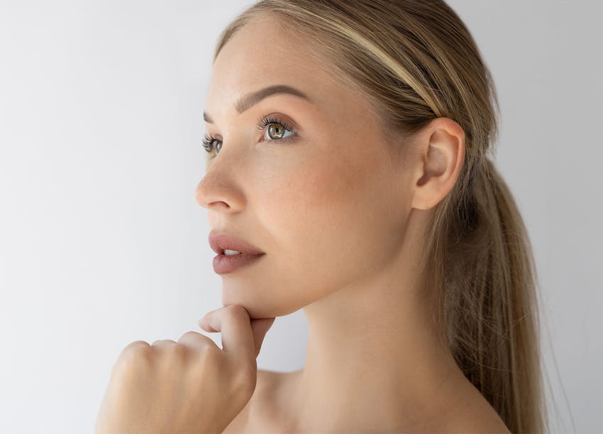woman with blonde hair