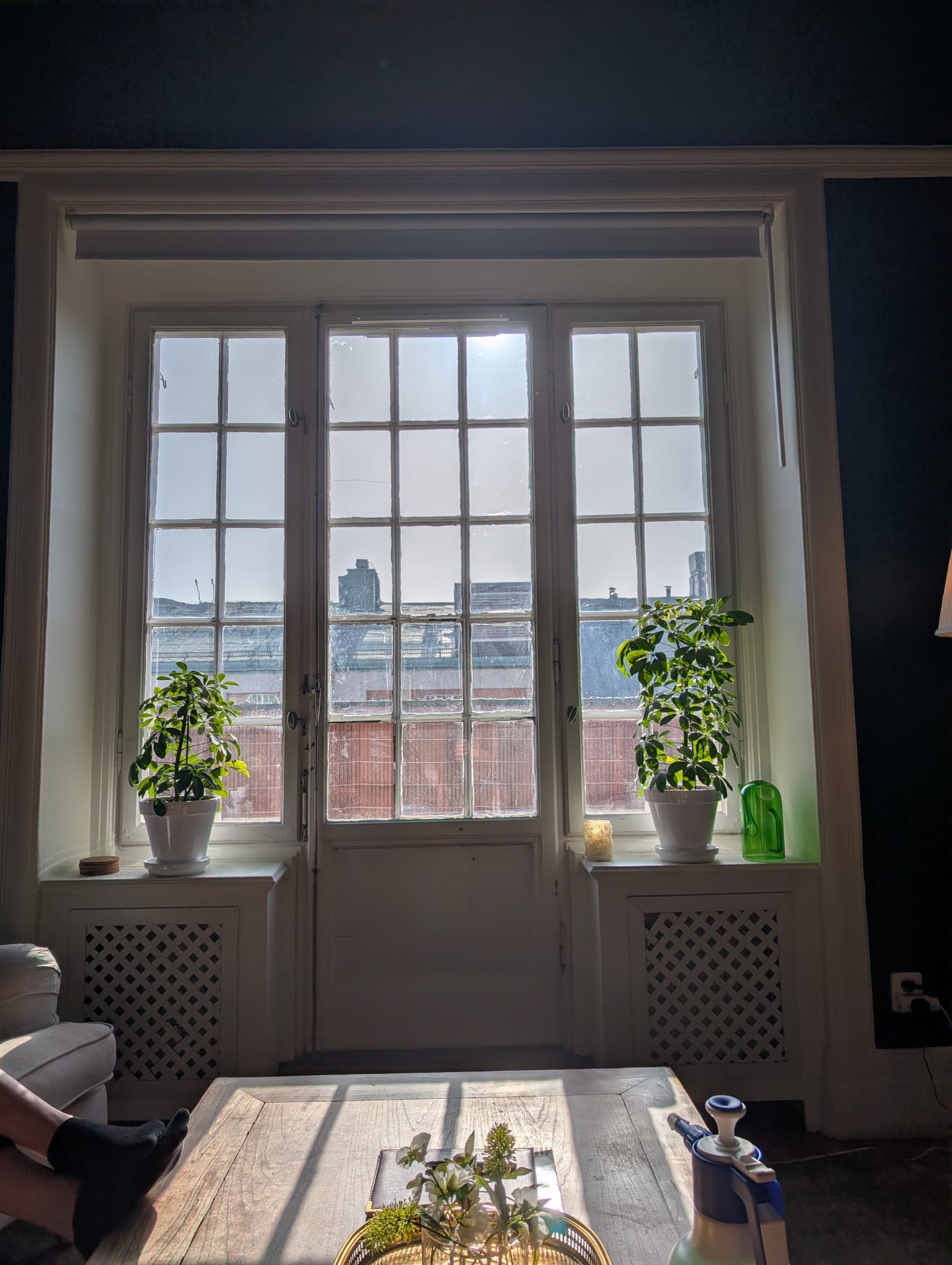 Här har vi satt solfilm för värmereducering