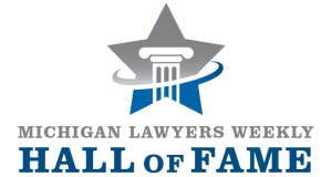 Michigan Lawyers Weekly Hall of Fame logo