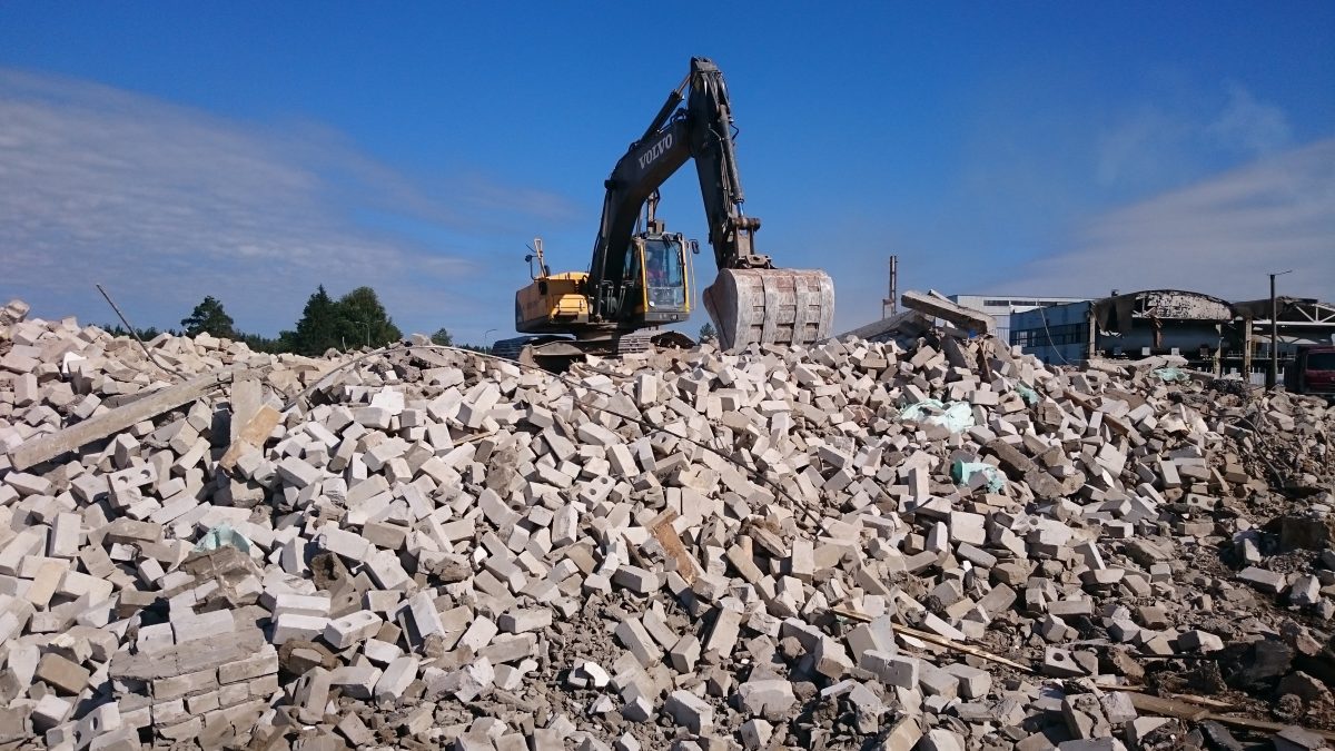 Утилизация лома жби/кирпича