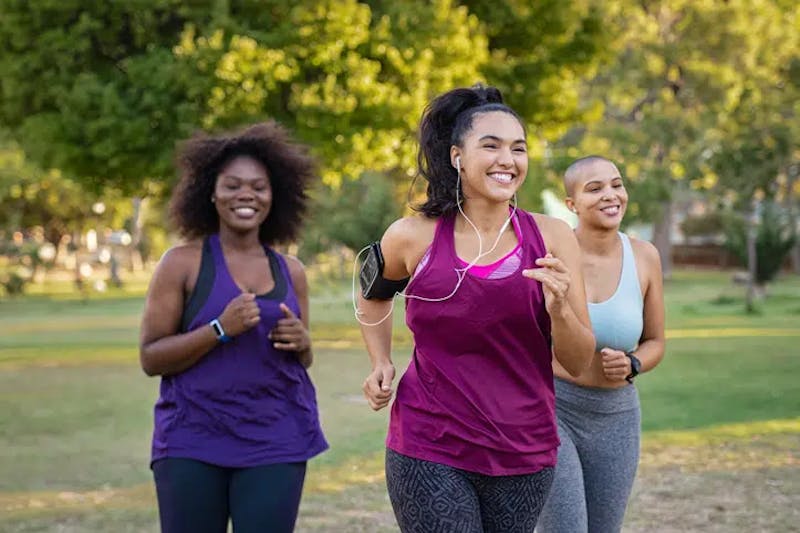 women jogging