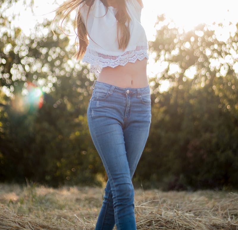 woman in jeans