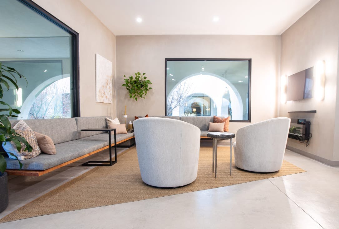 Chalekson Plastic Surgery + Medspa waiting room