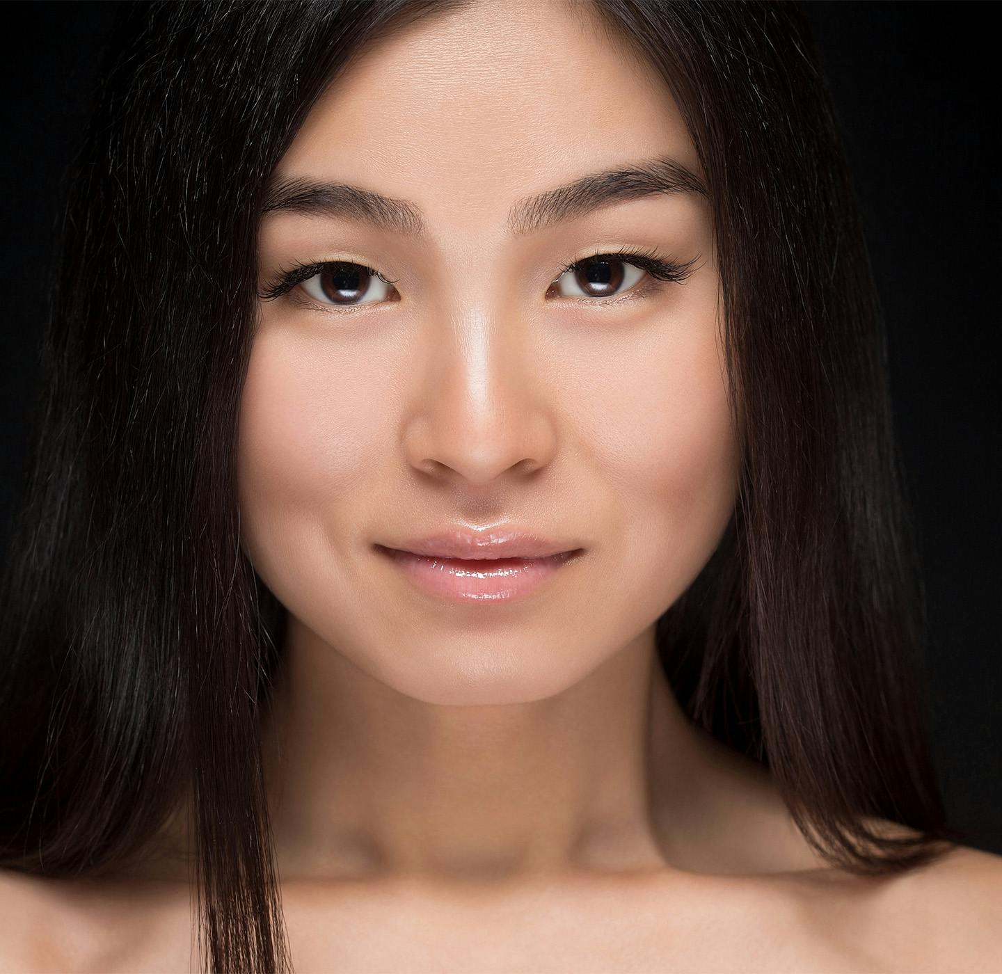 woman smiling