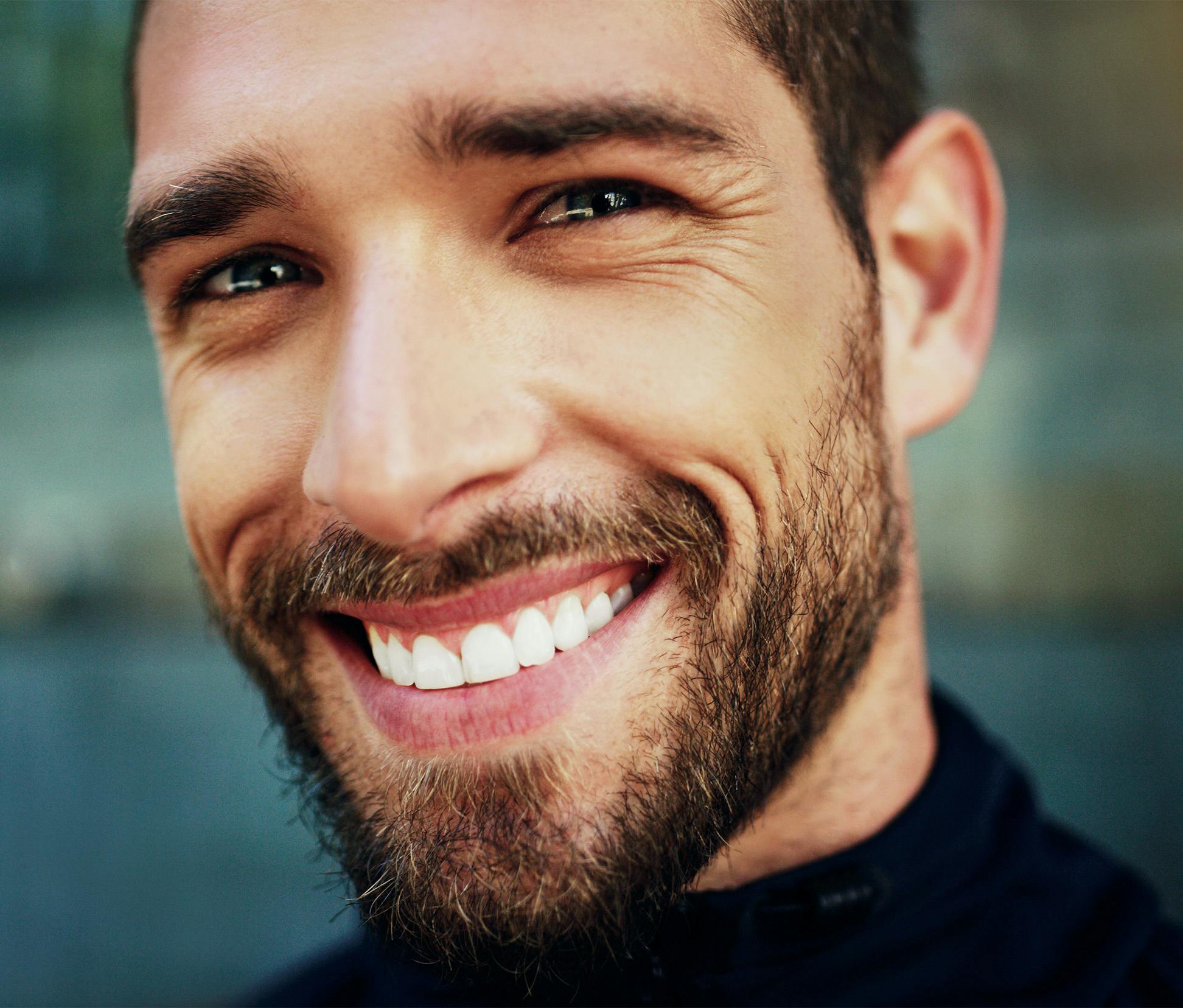 Man smiling