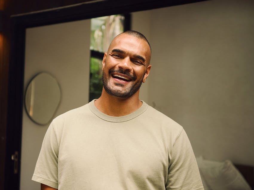 man smiling