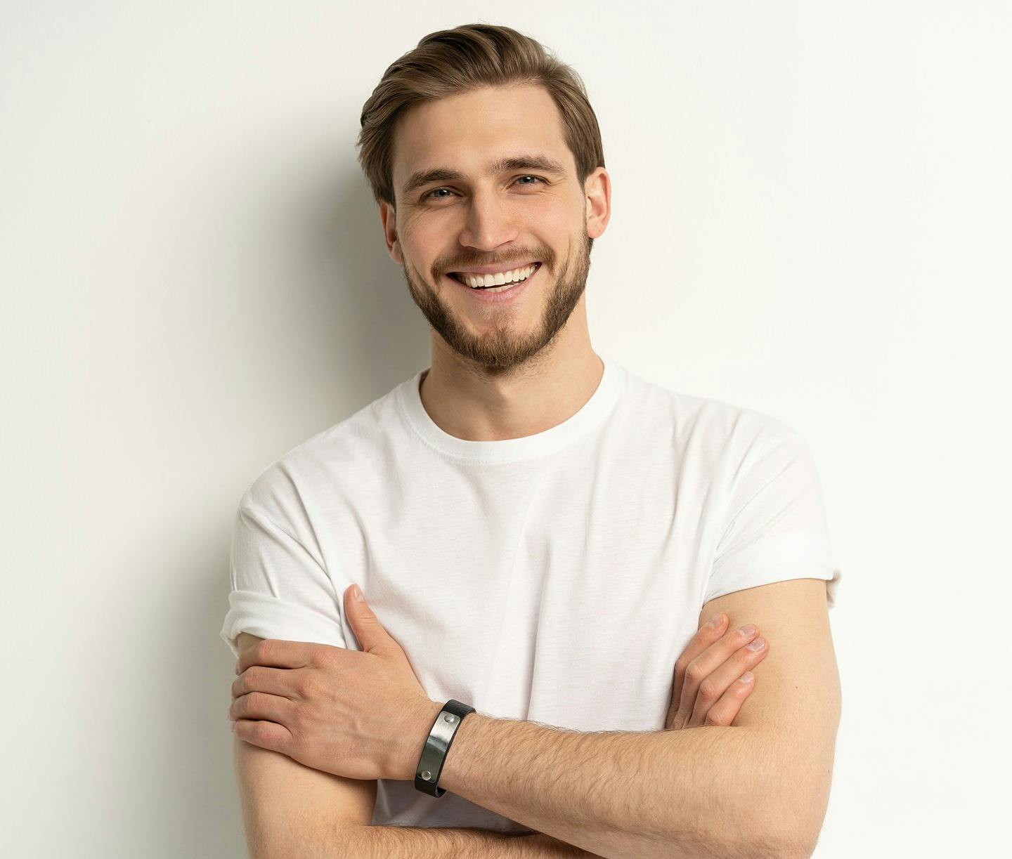 Man smiling