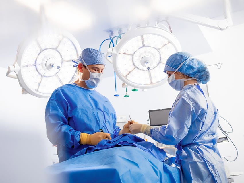 Room with procedure chair