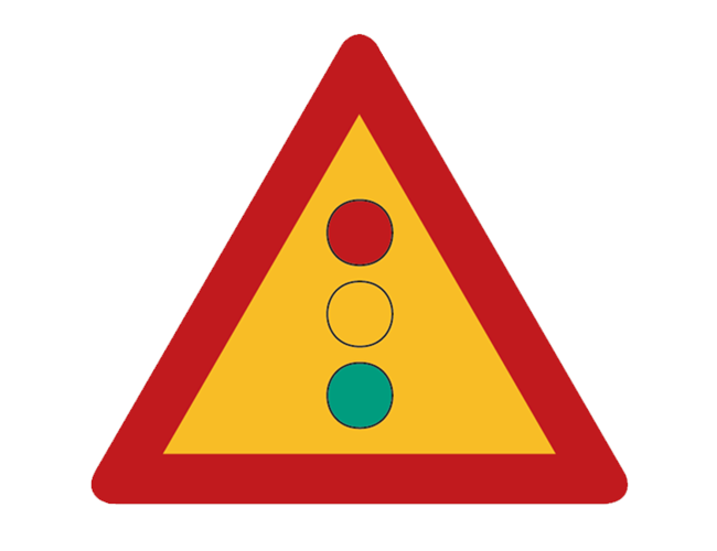 A22 - Varning för flerfärgssignal