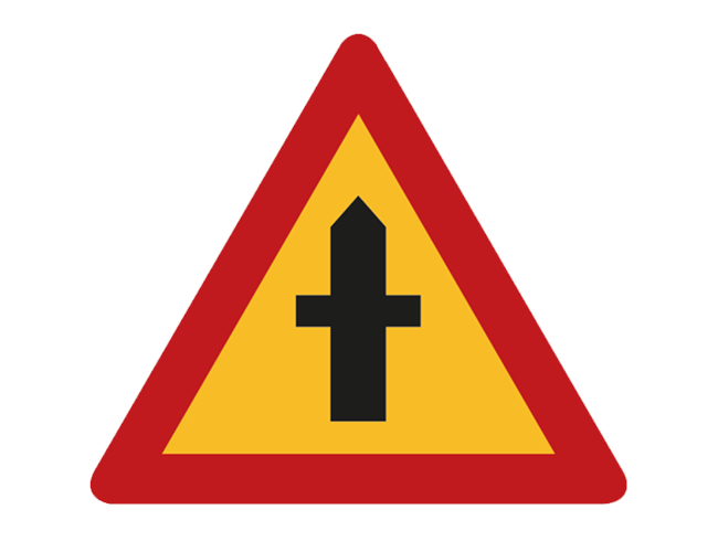 A29 - Varning för vägkorsning...